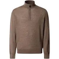 Hackett London per uomo. HM7000205 Maglione con zip Ess Merino Hzip beige (M), Casual, Lana, Classico