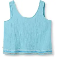 Passenger Women's Waveney Top Top Donna (L, turchese)