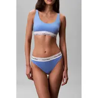 Calvin Klein High Leg Tanga Blue Descent Taglia: L | Biancheria intima Outlet | Donna | Blu