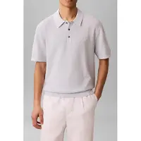 Calvin Klein Ss Textured Cotton Polo Sweater Plein Air Taglia: M | Polo Outlet | Uomo