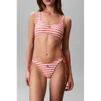 Calvin Klein Bralette Stripe Acorn Orange Taglia: S | Bikini Outlet | Donna | Arancione