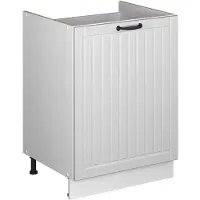 Vicco Mobile lavello cucina Fame-Line Bianco rustico/Bianco 60 cm, Model 62211