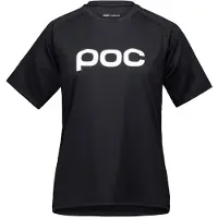 POC Women's Reform Enduro Tee Maglietta da ciclismo Donna (S, nero)