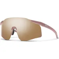 Smith Bike - Lunettes de soleil polyvalentes - Defy Matte Chalk Rose ChromaPop Rose Gold Mirror in Nylon - Rosa
