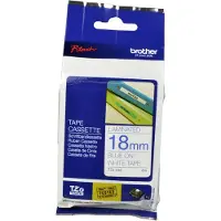 Brother Nastro TZe-243 - Blu su bianco (18 mm)