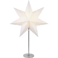 Star Trading Lampada da tavolo Bobo, bianca, stella in carta, altezza 51 cm, E14