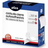 PLICO Nastro Adesivo Velcro 20 Mm X 10 M