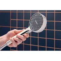 Hansgrohe Activera Select S Pommeau de douche 95, 2 types de jets, EcoSmart, avec WaterBoost, 28035000, 28035000