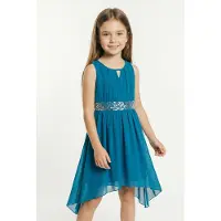 Bonprix Abito genziana / argento