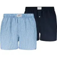 Levi's Woven Boxer Blue confezione da 2 paia Blu Azzurro Blu scuro taglia