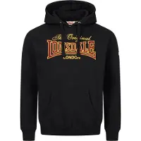 Lonsdale Felpa 'Prestolee' giallo oro / borgogna / nero