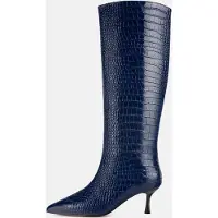 L37 HANDMADE SHOES Boots 'SOMEBODY TOLD ME' blu