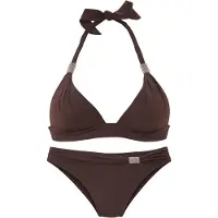 LASCANA Bikini marrone scuro