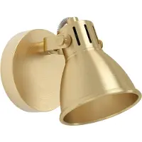 Eglo Faretto da parete Seras, ottone spazzolato-oro, a 1 luce