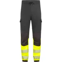 Portwest Jogging Pw3 Modaflame Classe HVO 1 Fr - Taglia L - Nero/Giallo -