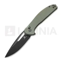 Bestechman Coltello pieghevole Whalefin - PVD - G10, verde