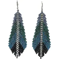 Avant Garde Orecchini 'Agata' blu