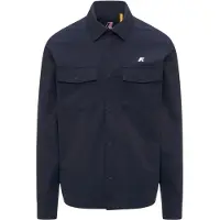 K-way per uomo. K5138MW Camicia Umbert Stretch a 2 strati blu navy (S), Casual, Poliestere