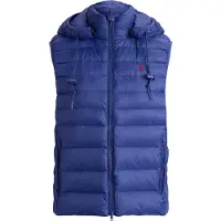 Ralph Lauren per donna. 211958935500 Gilet pieghevole idrorepellente blu (M), Casual, Nylon