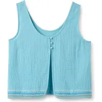 Passenger Women's Waveney Top Top Donna (M, turchese)
