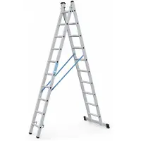 Zarges Scala combinata Combimaster DX con 2 file da 10 pioli