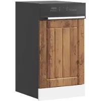 vidaXL Pannello per lavastoviglie Lucca Black Materiale a base di legno