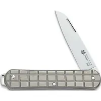 FOX Vulpis FX-VPGP130-TI Polished M390, Grenade Pattern Grey Titanium, coltello da tasca