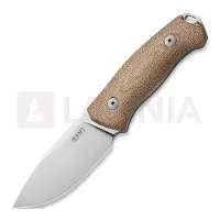 MKM Knives Coltello Small LOV - M390 - Natural Canvas Micarta