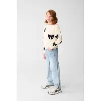 Shoeby Gam-sbfun Bow Knit Offwhite Taglia: 122/128 | Maglioni Outlet | Unisex | Bianco