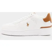Ralph Lauren per uomo. 809923071002 Sneakers Masters Court in pelle bianca (44), Bianco, Basso, Stringhe, Casual