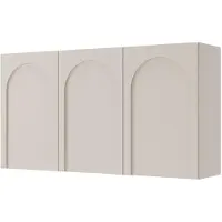 Selsey Arkadia – Credenza a 3 ante con arco, grigio cashmere, 150 cm