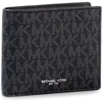 Michael Kors per uomo. 39F9LGYF3B Portafoglio nero Greyson (OSFA), Casual, PVC