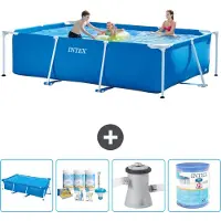 Intex Piscina fuori terra rettangolare - 300x200x75 cm - 5 pezzi - Modello S30149