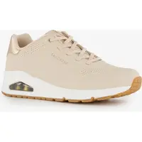 SKECHERS per donna. 155196 Scarpe Uno - Shimmer Away beige (36), 3 a 5cm, Stringhe, Casual, Sportivo, Running, Sportswear, Multisport