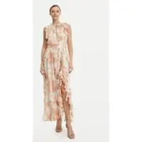 French Connection Elko Jaquard Flutted Midi Dress Ballet Pink Multi Taglia: 14 | Abiti Midi Outlet | Donna | Rosa