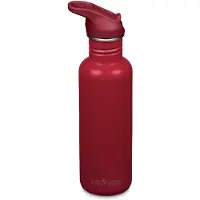 Klean Kanteen Classic Flip Sport Borraccia (800 ml, rosso)