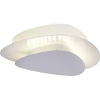 Näve Plafoniera Liso LED 25,5x20cm bianco