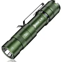 Wuben L3 Green, torcia tattica EDC ricaricabile e powerbank, 3000 lumen