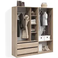 Livinity Armadio Trento Sonoma Set di 2, Model 58977