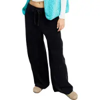 Roxy - Pantalon en velours côtelé - Lekeitio Corduroy Pant Knit Anthracite per Donne in Cotone - Taglia S - Blu