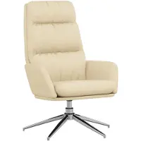 Syfax Poltrona Relax Crema in Tessuto