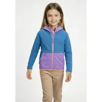 TROLLKIDS Girl's Holmedal Jacket Giacca in pile Bambini (110, blu)