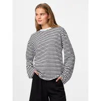 Pieces Top A Maniche Lunghe | Nero | XS
