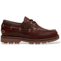 Timberland unisex per bambino. TB0A2A5FEM61 Nautica in Pelle Authentic marrone (32.5), Basso, Stringhe, Casual, moda per bambini