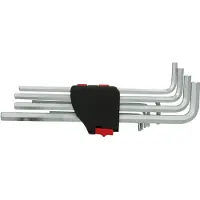 Ks Tools Set di chiavi esagonali, extra lunghe, 10 pezzi.