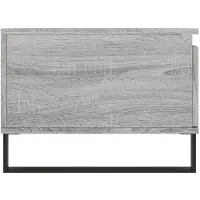 vidaXL Tavolino da salotto grigio Sonoma 90x50x36,5 cm in materiale derivato dal legno