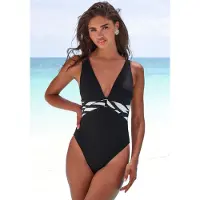 French Connection Costume intero nero / bianco