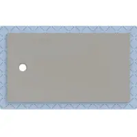 Geberit CleanFloor30 surface de douche, intégrée, avec voile d'étanchéité, 160x90cm, 551.017.29.1, 551.017.29.1