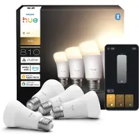 Philips Hue White A60 - Lampadina Connessa E27 - 800 (confezione Da 4)