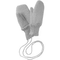 Disana Kids' Boiled Wool Gloves Guanti Bambini (2, grigio)